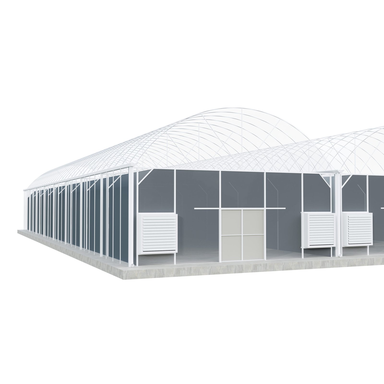 Commercial Large Hemp Medical Plants Greenhouse Durable Plastic Steel Construction with Blackout PC Sheet Cover for Agriculture