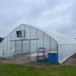 دفيئة نفق زجاجي أحادي الامتداد