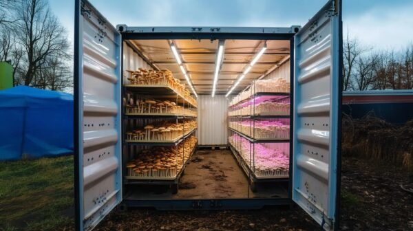 Smart Mushroom Container Farm