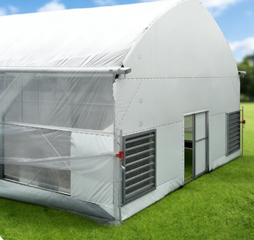 Automatic Film Blackout Greenhouse With Led Grow Lights For Hemp