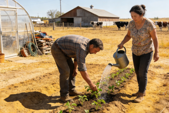 GreenValley Farm Texas family farming operation