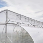 Customized Size Single Span Film Sawtooth Greenhouse