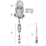 Proportional Fertilizer Dosing Pump for Livestock B