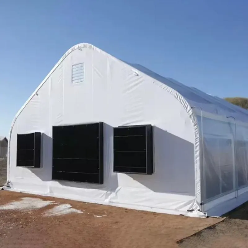 Automatic blackout greenhouse with shading system
