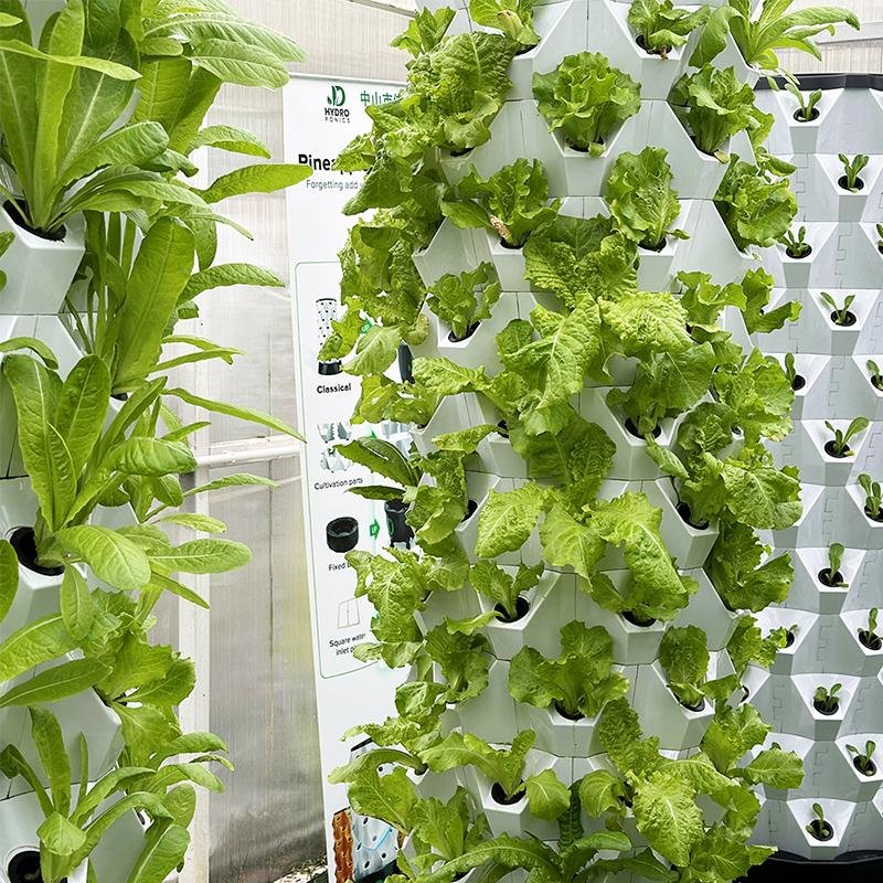 Commercial Vertical Hydroponics Pineapple Tower for Greens