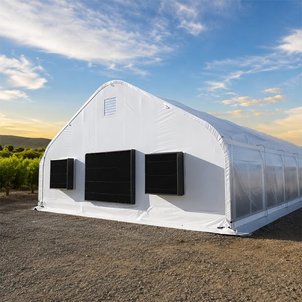 Light deprivation greenhouse for controlled environment agriculture
