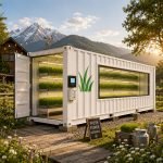 40ft fodder container farm for barley grass production