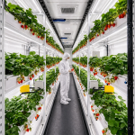 40ft strawberry container farm for vertical farming