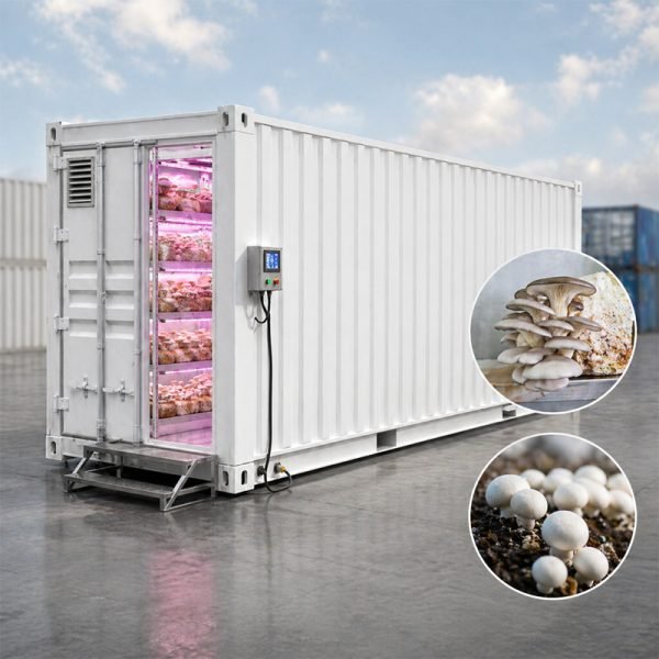 40ft mushroom container farm for year round production