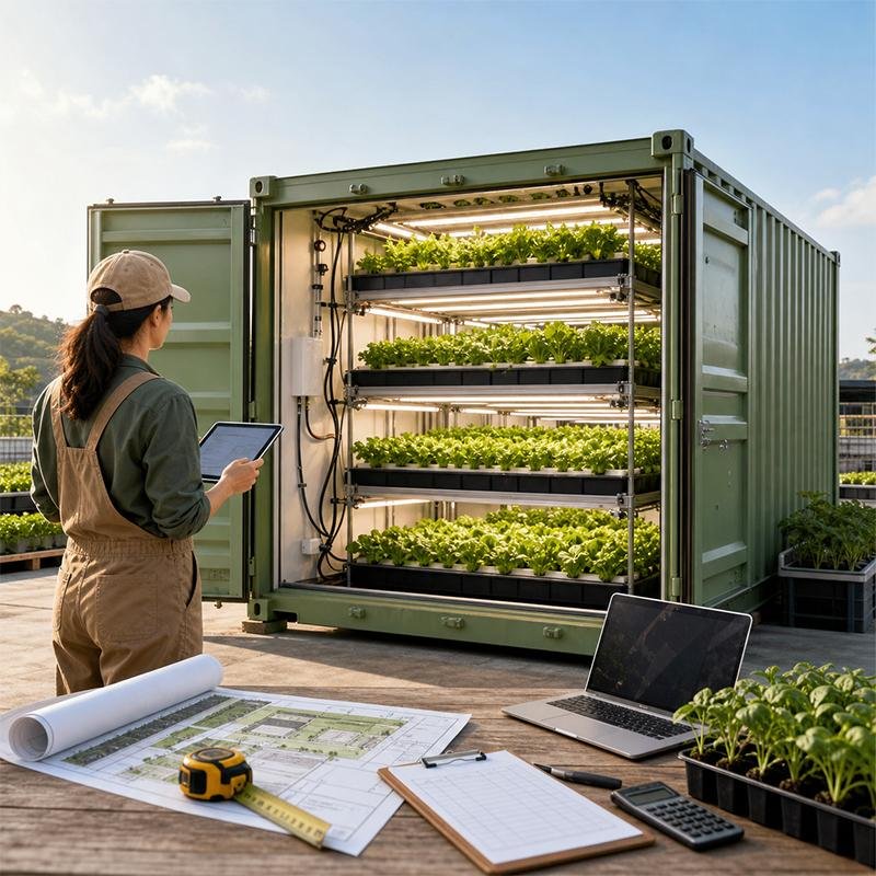How to Start a Container Farm Business: Complete Planning Guide