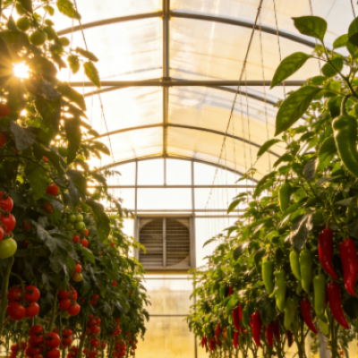 Single Span Film Tunnel Greenhouse – GreenValley Farm, Texas USA